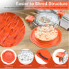 Chicken Shredder Tool Twist Large Meat Shredder with Ergonomic Handle, Anti-Slip Base, BPA-Free Visible Lid, Dishwasher Safe Perfect for Shredding Chicken, Pork, Beef, Tacos, BBQ