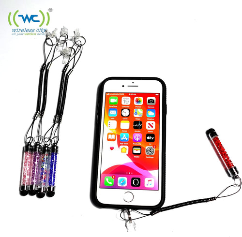Stylet capacitif universel pour écran tactile en cristal Interaction tactile sans effort pour les personnes âgées sur iPhone, iPad, Samsung et tablettes. Pack 4 en 1