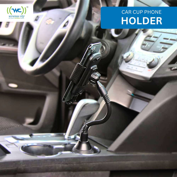 Support de téléphone sans fil pour voiture - Support de téléphone polyvalent pour voiture - Support de téléphone pour voiture garantissant des trajets sûrs - Supports de téléphone pour voiture pour compatibilité iPhone avec rotation à 360°