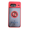 Pixel 8 Ring Case | 360° Kickstand | Hybrid Armor Shockproof Protective Cover | Ultra Slim Design | Available in Black, Blue, Red, and Green