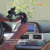 Support de téléphone de voiture à bras long pour tableau de bord, pare-brise, support de téléphone de voiture, stabilisateur anti-secousses, compatible avec tous les smartphones