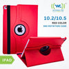 360 Rotating Case for iPad 10.2/10.5 Red