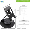 Universal Cell Phone Stand Holder for Desk 360 Rotation Fully Adjustable Foldable Desktop Phone Holder with Adjustable Angle Phone Stand Compatible with Phone 15 14 13 12 Pro Max