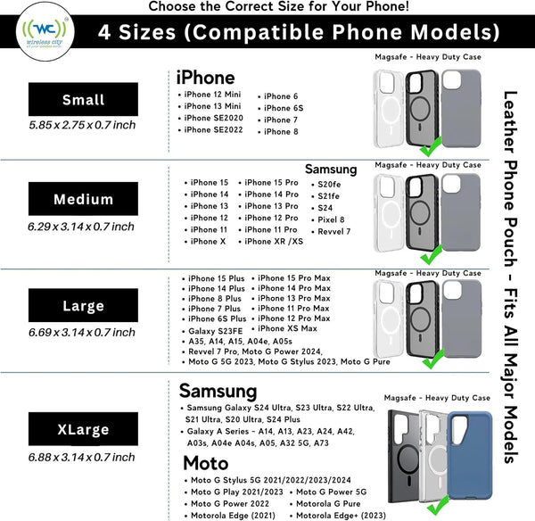 Wireless City Holster for All Phone Sizes