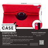 360 Rotating Case for iPad 10.2/10.5 Red