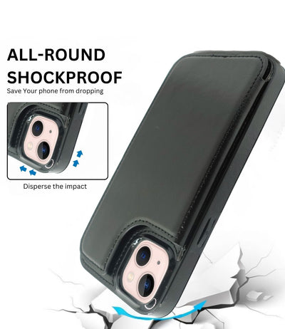 Back Wallet Case For iPhone 13 (6.1)