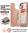 Back Wallet Case For iPhone 13 (6.1)