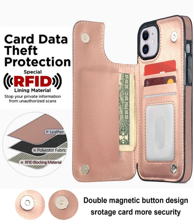 Back Wallet Case For iPhone 12 (6.1)