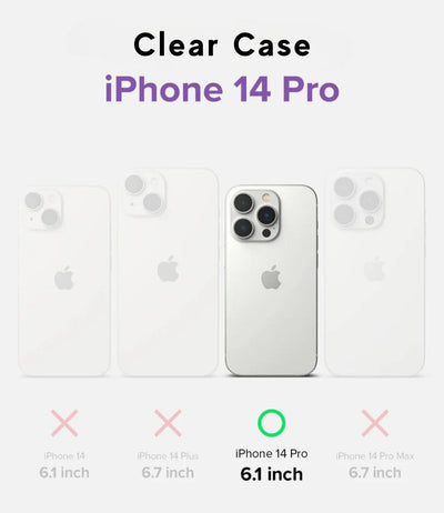 Coque transparente pour iPhone 14 Pro (6.1) 