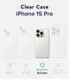 Clear Case for iPhone 15 Pro (6.1)