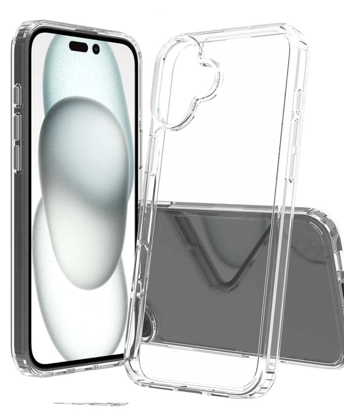 iPhone 16 Transparent Case with TPU and Acrylic - Durable & Stylish Protection iPhone 16 Transparent Case with TPU and Acrylic - Durable & Stylish Protection