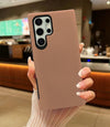Silver Button Case for Galaxy S23 Ultra