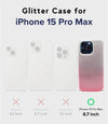 Deluxe Glitter Gradient Color Case for iPhone 15 Pro Max (6.7)