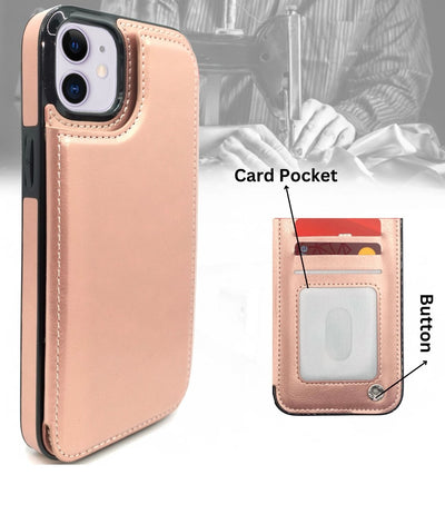 Back Wallet Case For iPhone 12 (6.1)