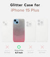 Deluxe Glitter Gradient Color Case for iPhone 15 Plus (6.7)