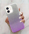 Deluxe Glitter Gradient Color Case for iPhone 12 (6.1)