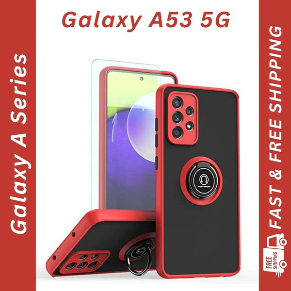 Galaxy A53 5G Magnetic Ringstand Case – Durable Protection with Built-In Kickstand and Magnetic Mount Compatibility