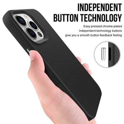Coque à bouton argenté pour iPhone 12 Pro Max (6.7)
