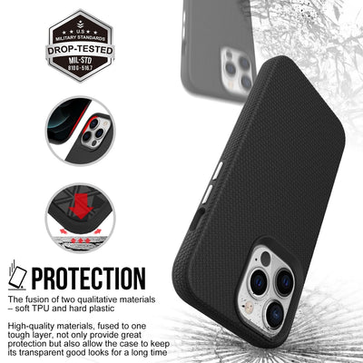 Coque à bouton argenté pour iPhone 12 Pro Max (6.7)