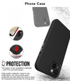 Silver Button Case for iPhone 13 (6.1)