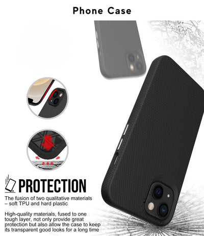 Silver Button Case for iPhone 14 Plus (6.7)