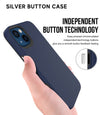 Silver Button Case for iPhone 15 (6.1)