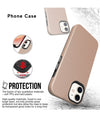 Silver Button Case for iPhone 12 (6.1)