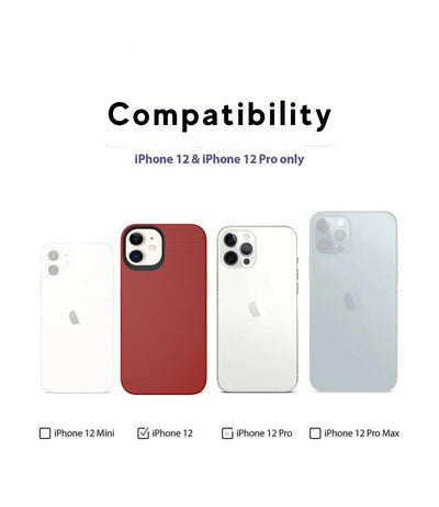 Silver Button Case for iPhone 12 (6.1)