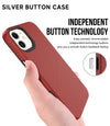 Silver Button Case for iPhone 12 (6.1)