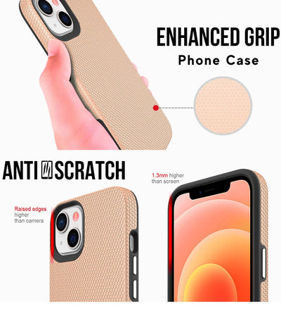 Silver Button Case for iPhone 14 Plus (6.7)