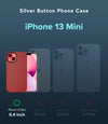 Silver Button Case for iPhone 13 Mini (5.4)