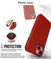 Silver Button Case for iPhone 14 (6.1)