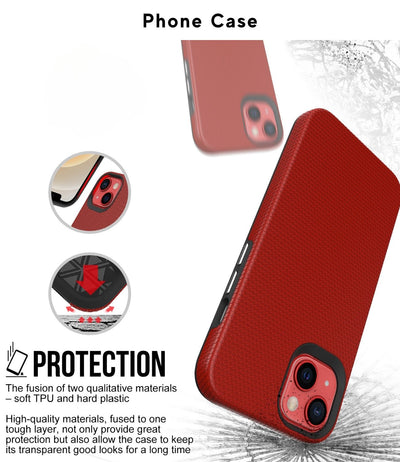Silver Button Case for iPhone 14 Plus (6.7)