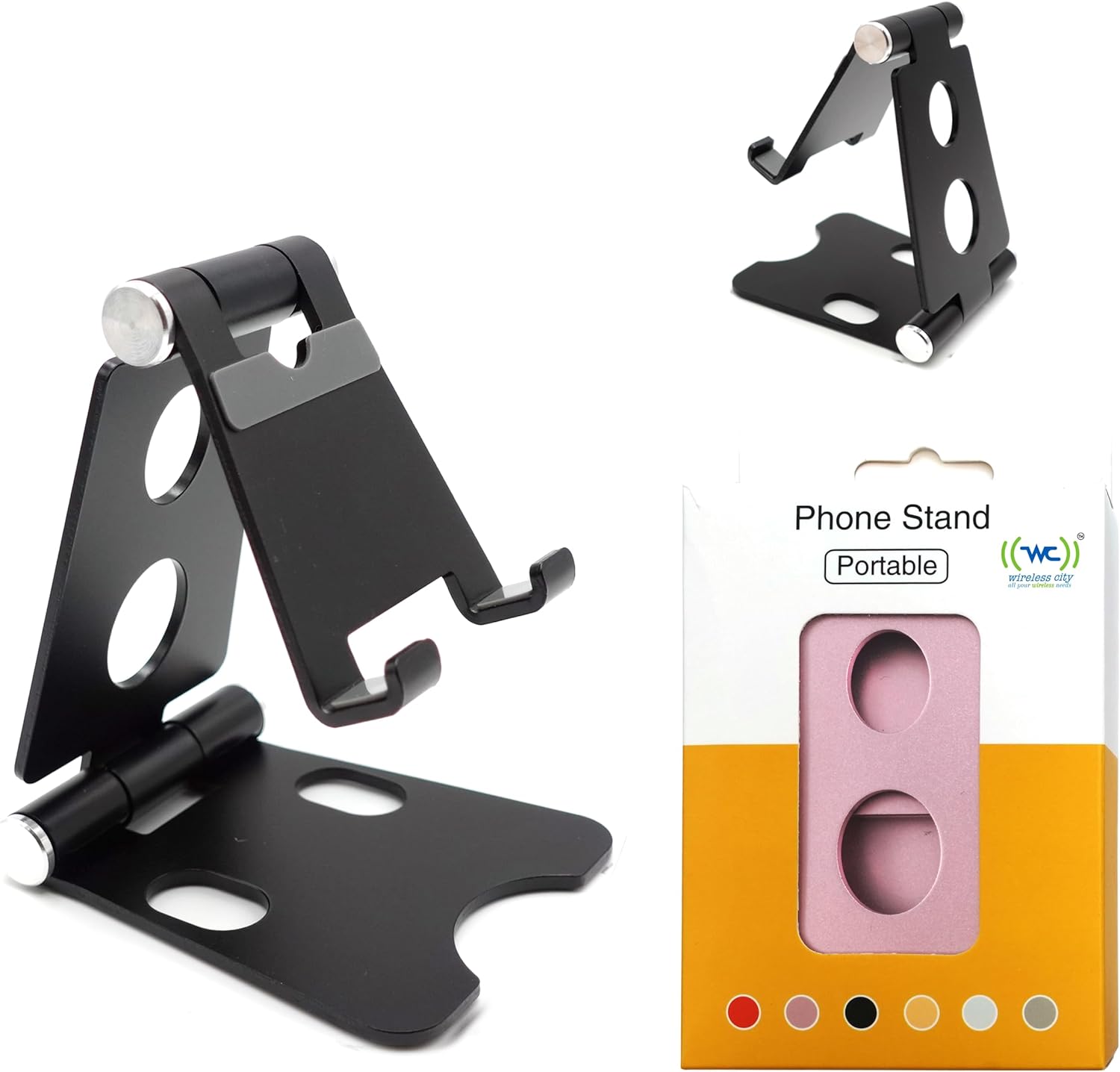 Wireless City Universal Adjustable Cell Phone Stand and Tablet Desk Mo