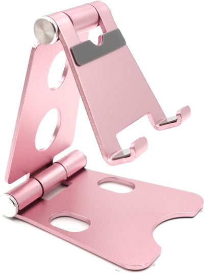 Wireless City Universal Adjustable Cell Phone Stand and Tablet Desk Mount Holder Aluminum Stand Adjustable Phone Holder PINK