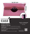 360 Rotating Case For iPad 10.2/10.5 Rose Pink