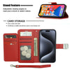 Wallet Case for iPhone 15 Pro (6.1)