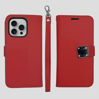 Étui portefeuille pour iPhone 15 Pro Max (6.7) Rose