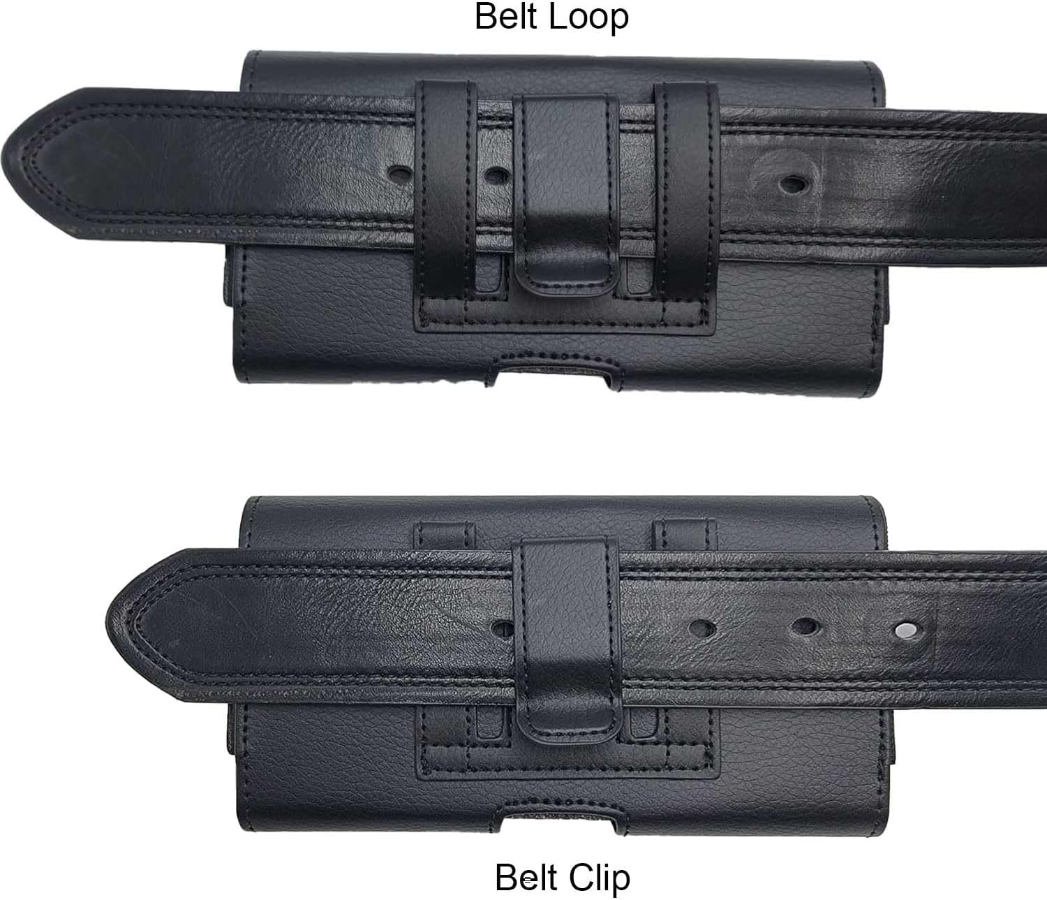 VIIGER Custodia da cintura in nylon doppia per cellulare, versatile, da uomo, con clip per smartphone, 2 tasche con cerniera, compatibile con iPhone 17 Pro Max 16 Pro Max, nero VIIGER Custodia da cintura in nylon doppia per cellulare, versatile, da uomo, con clip per smartphone, 2 tasche con cerniera, compatibile con iPhone 17 Pro Max 16 Pro Max, nero