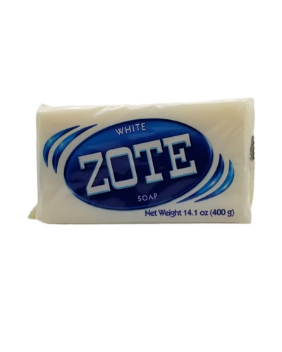 25pcs- Case WHITE Zote Laundry Bar Soap 14.1 OZ 400g
