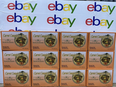 12-BAR- CARROT COMPLEXION SOAP BEAUTY BAR WITH CARROT OIL 125g