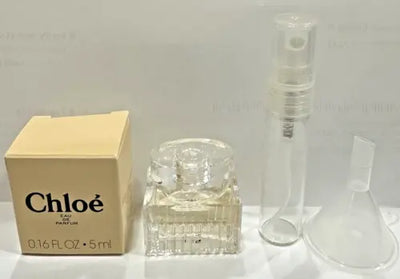 2 pcs set CHLOE Perfume Eau De ParfumSpl Mini 0.17oz 5 ml WITH TRAVEL SPRAY
