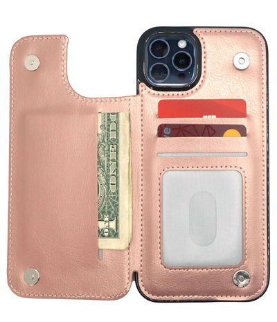 Back Wallet Case for iPhone 15 Pro Max (6.7)