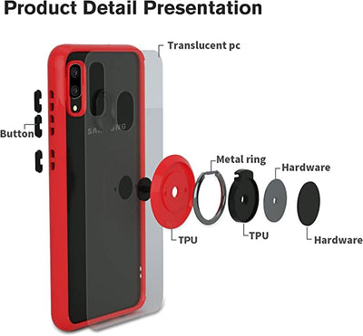 Samsung Galaxy A30 Magnetic Ringstand Cases